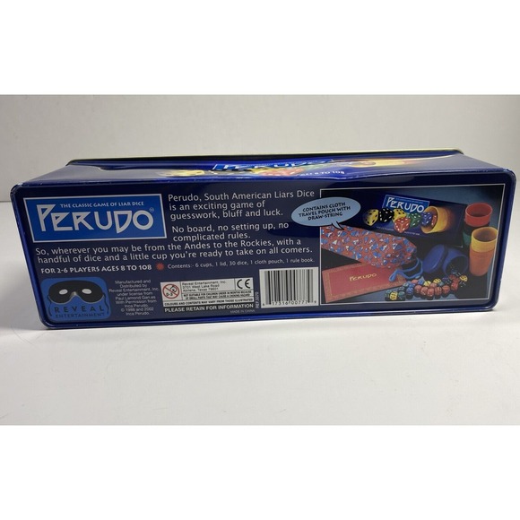 Perudo -The Classic Game of Liar's Dice With Original Travel Bag- NO RULE BOOK - Picture 8 of 15